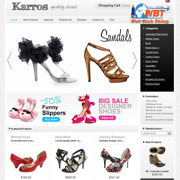 thiết kế website bán giày dép lại cần thiết