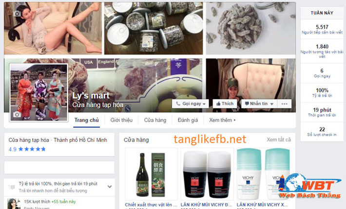 lợi ích của fanpage