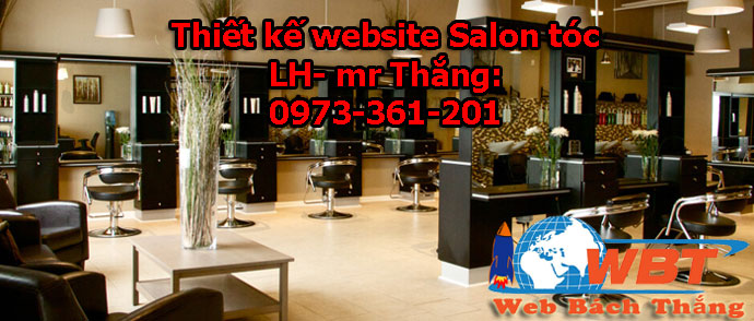 thiết kế website salon tóc giá rẻ chuẩn seo