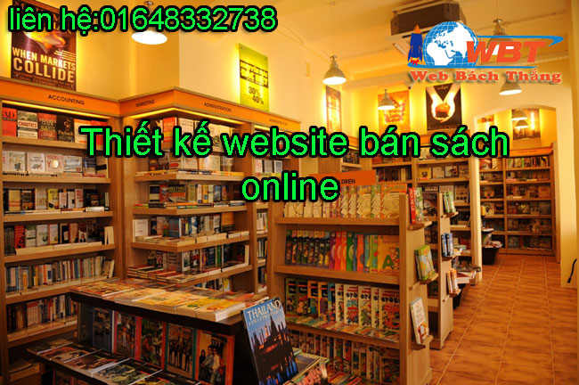 thiết kế website bán sách