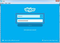 giao diện skype