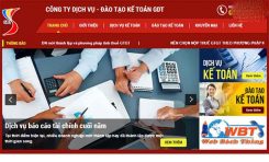 thiết kế website dịch vụ kế toán