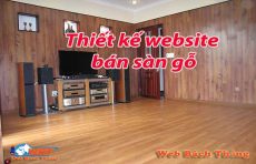 thiết kế website sàn gỗ