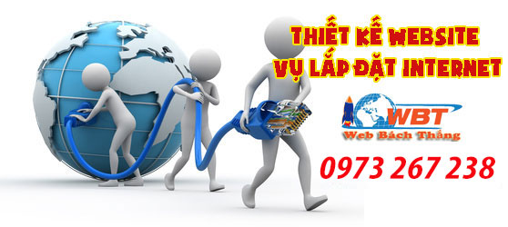 thiết kế website dịch vụ lắp đặt internet