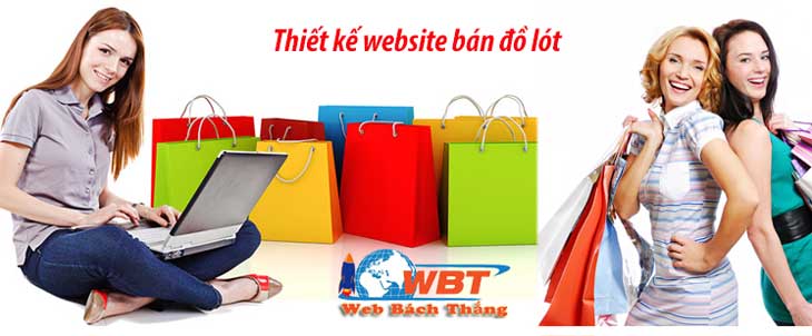 Thiết kế website bán đồ lót