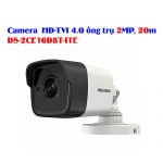 Camera HD-TVI 4.0 ống trụ 2MP, 20m HIKVISION DS-2CE16D8T-ITE