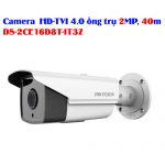 Camera HD-TVI 4.0 ống trụ 2MP, 40m HIKVISION DS-2CE16D8T-IT3Z