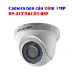 Camera HD-TVI bán cầu 20m 1MP HIKVISION DS-2CE56C0T-IRP