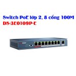 Switch PoE lớp 2, 8 cổng 100M HIKVISION DS-3E0109P-E
