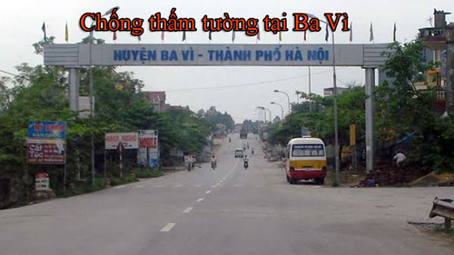 Chống thấm tường tại Ba Vì