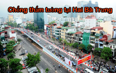 Chống thấm tường tại Hai Bà Trưng