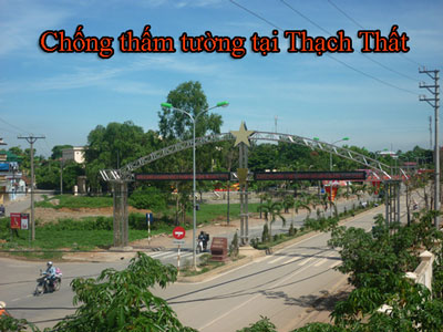 Chống thấm tường tại Thạch Thất