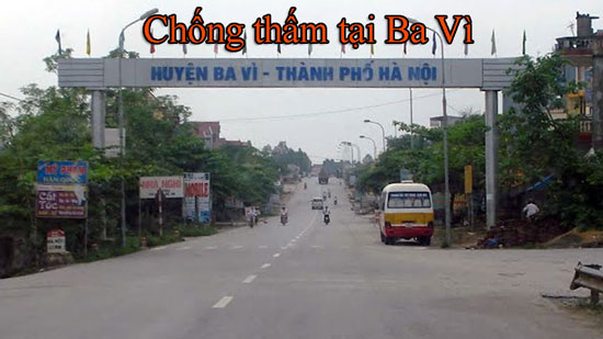 Chống thấm tại Ba Vì