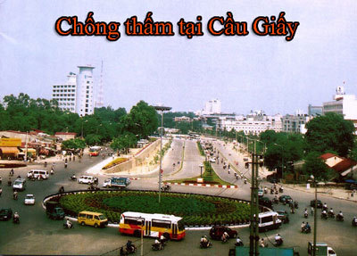 Chống thấm tại Cầu Giấy