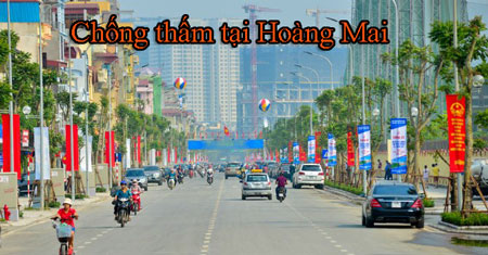 Chống thấm tại Hoàng Mai