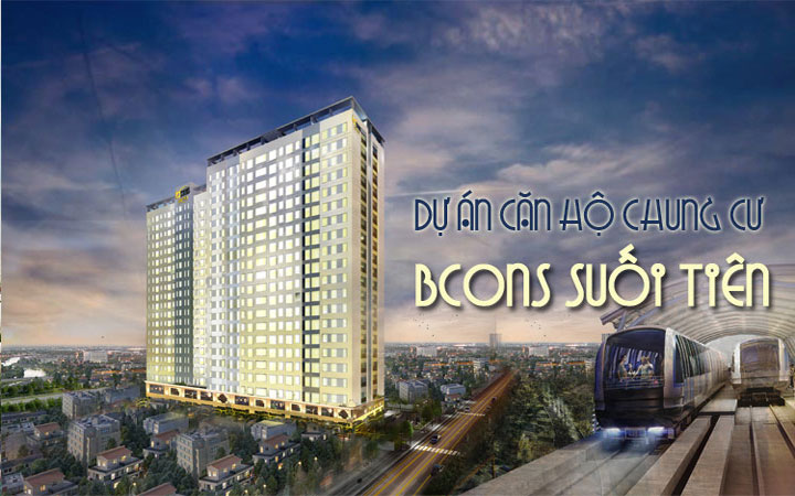 Dự án Bcons Suối Tiên - Dĩ An chung cư giá rẻ