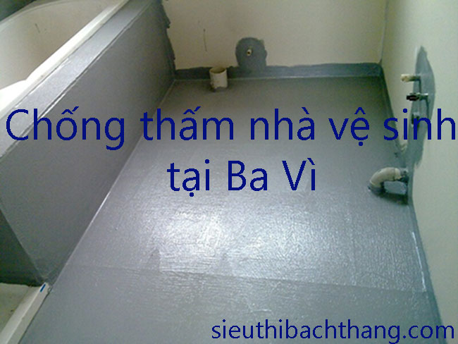 Chống thấm nhà vệ sinh tại Ba Vì