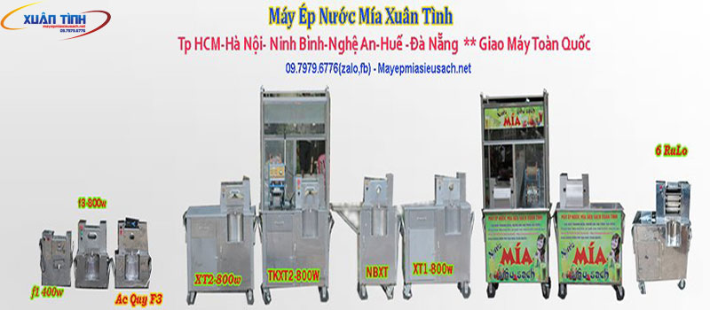 Các Dòng Máy Ép Nước Mía Siêu Sạch Tại Hồ Chí Minh