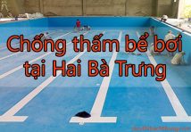 Chống thấm bể bơi tại Hai Bà Trưng