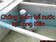 Chống thấm bể nước tại Long Biên