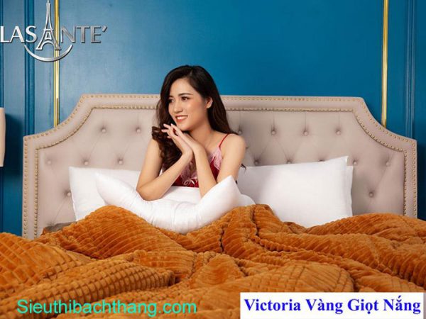 Chăn lông cừu victoria vàng giọt nắng