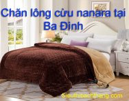 Chăn lông cừu nanara tại ba đình