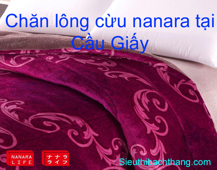 Chăn lông cừu nanara tại cầu giấy cao cấp