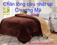 Chăn lông cừu nhật giá rẻ tại chương mỹ