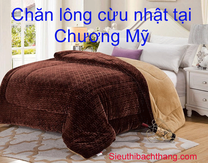 Chăn lông cừu nhật giá rẻ tại chương mỹ