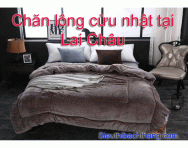 Chăn lông cừu nhật tại lai châu