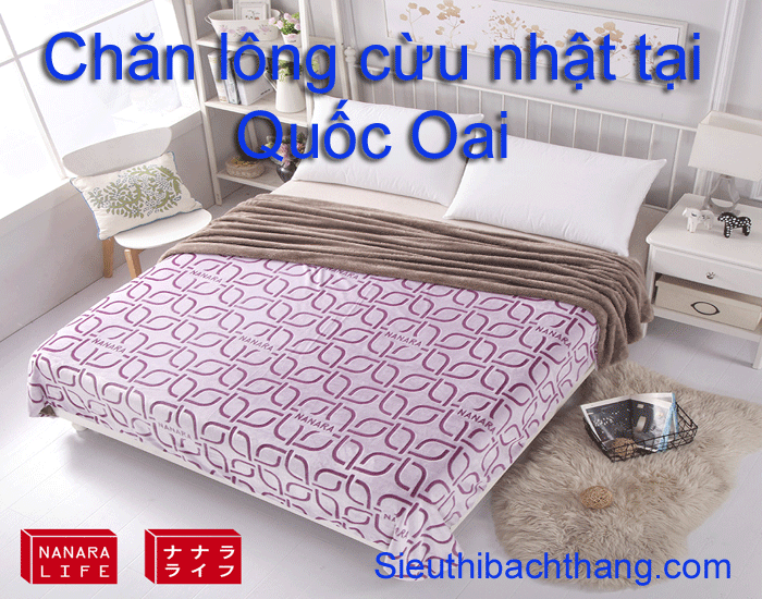 Chăn lông cừu nhật cao cấp tại quốc oai