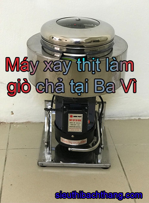 Máy xay thịt làm giò chả tại ba vì