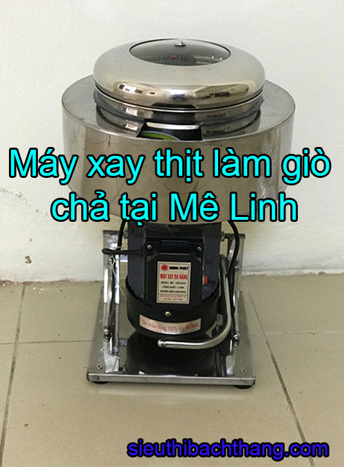 Máy xay thịt làm giò chả tại mê linh