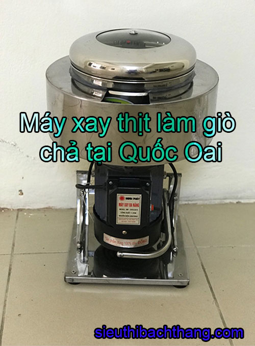 Máy xay thịt làm giò chả tại quốc oai