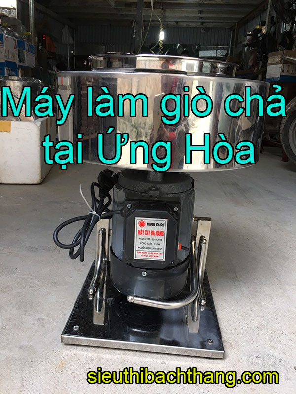 Máy làm giò chả tại ứng hòa