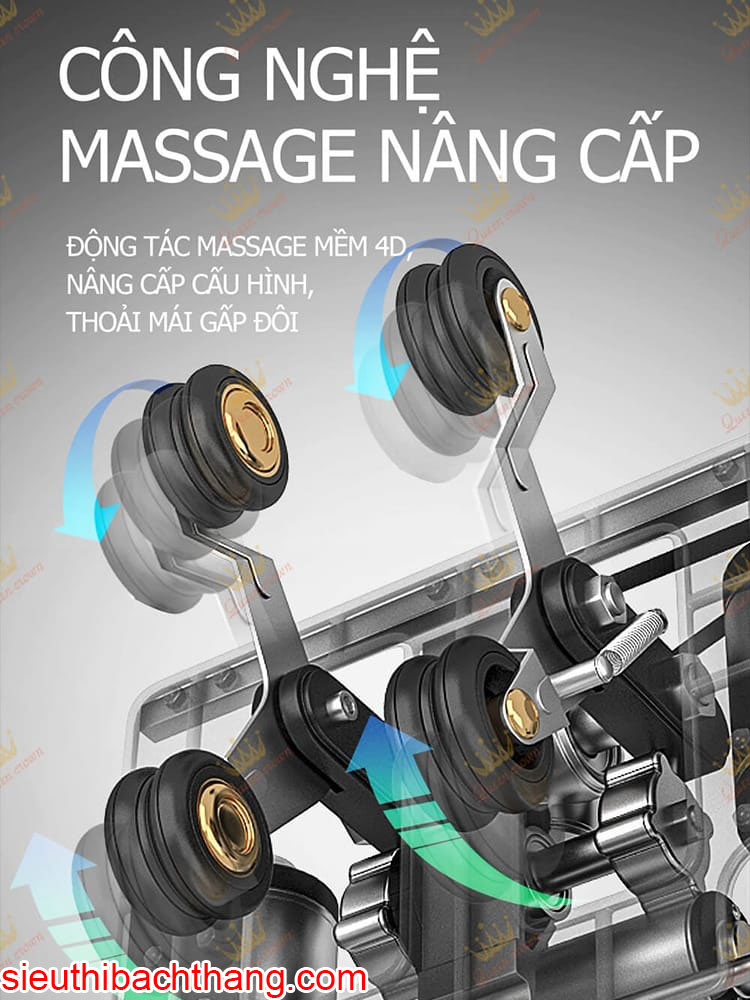 Ro Bot Massage Cua Ghe Massage Queen Crown Qc Cx5